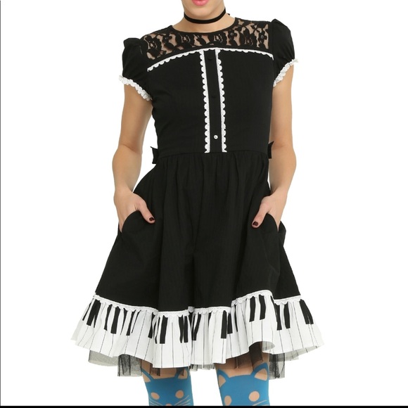 Hot Topic Dresses & Skirts - Hot Topic Lolita Piano Dress, NWT🥳